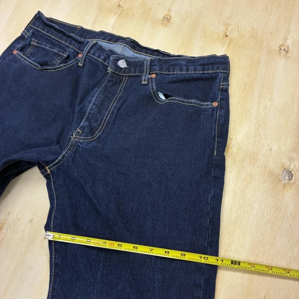 Levis 514 Jeans Mens 35x29 Dark Wash Blue Denim Regular Straight Casual Pants